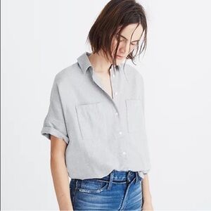 Madewell Flannel Button Down Shirt